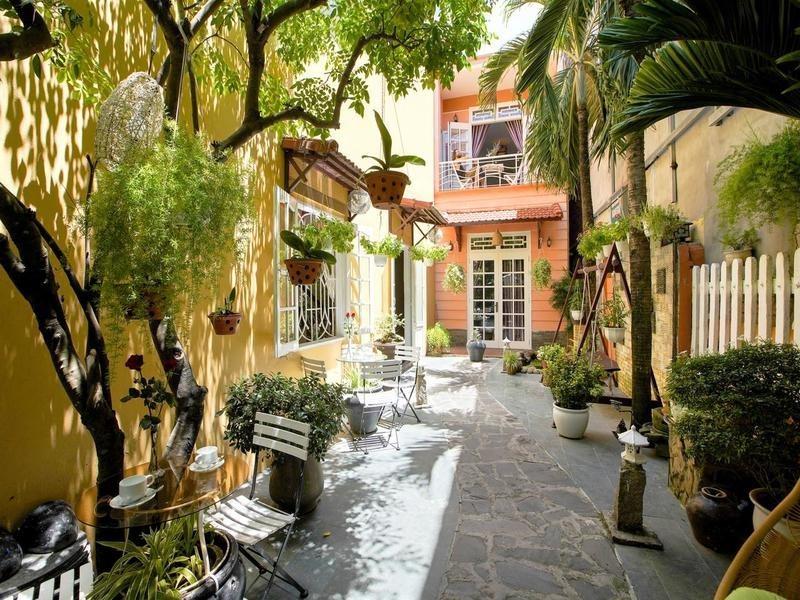 Green Garden Homestay Хойан Экстерьер фото